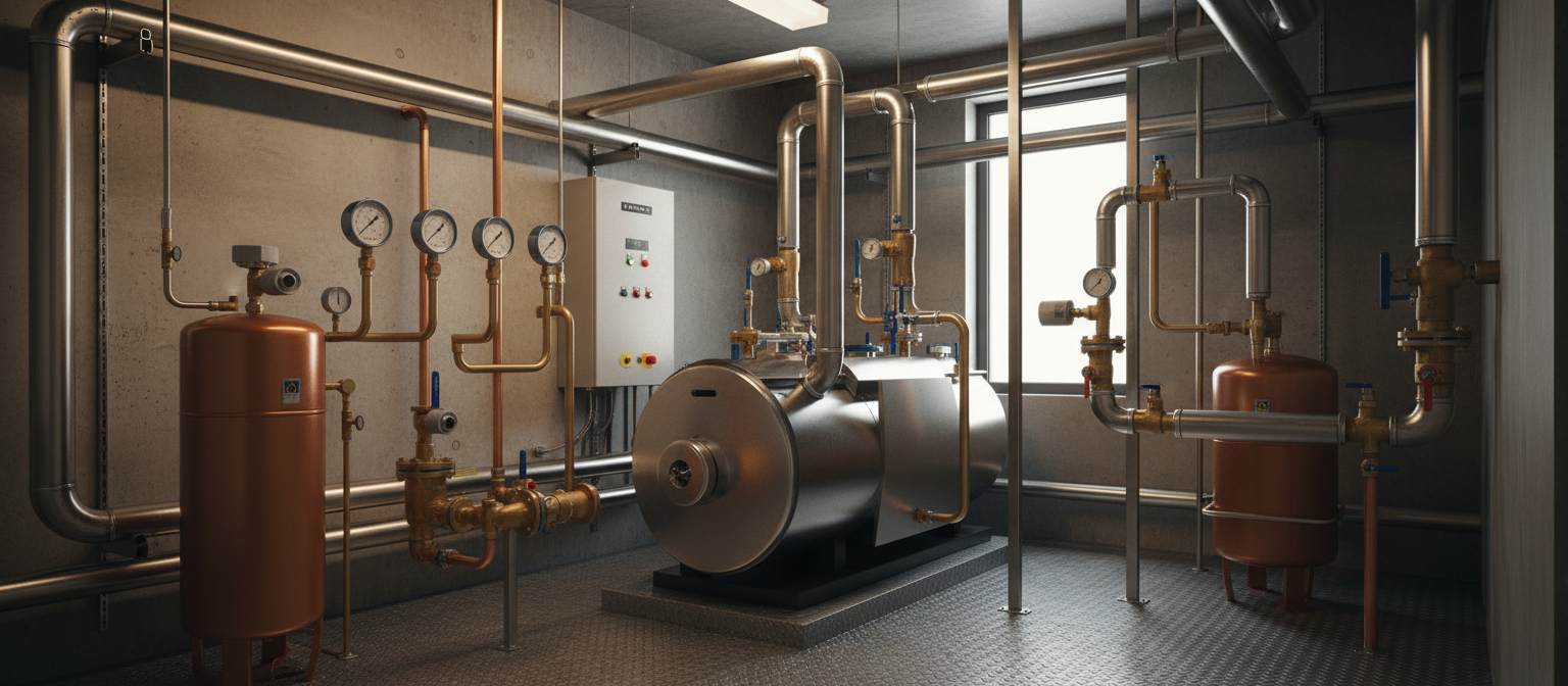 Centrala termica racordata la instalatie gaz metan