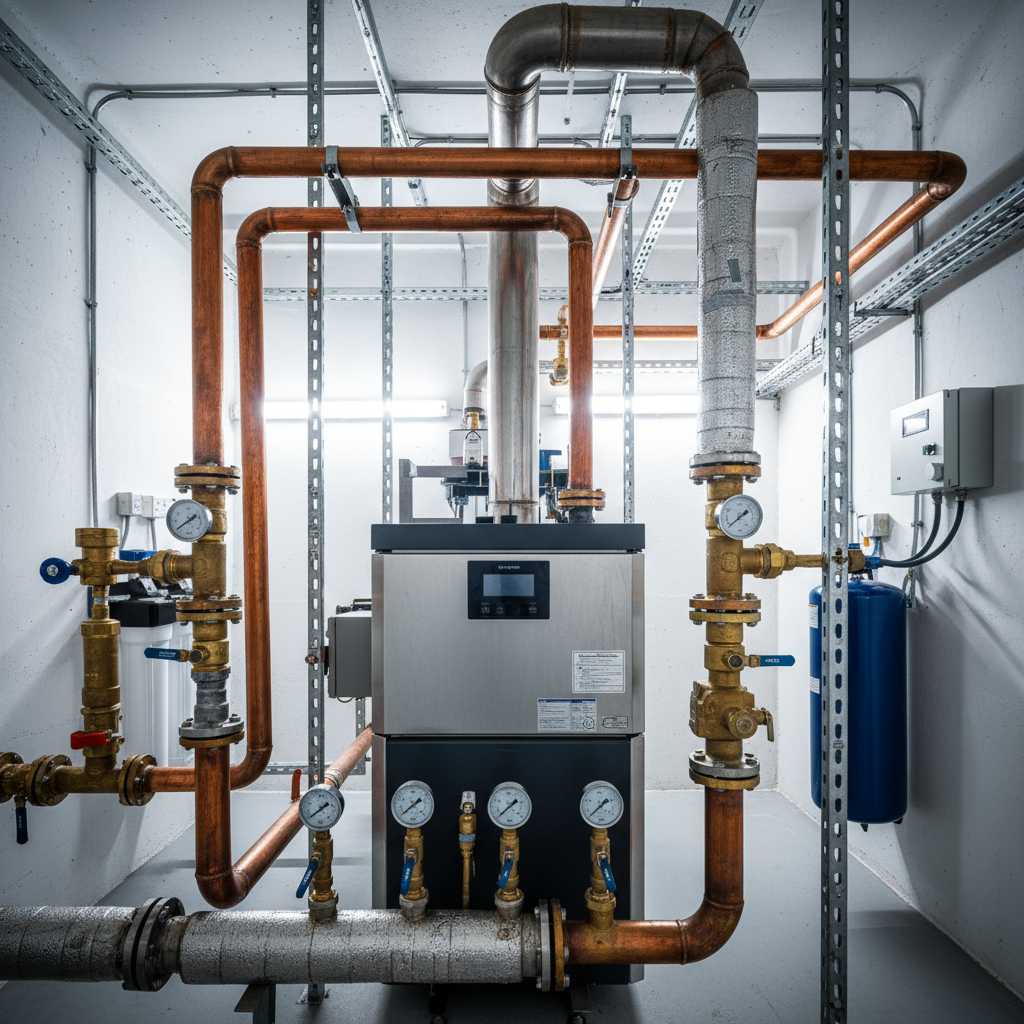 Distributie si armaturi la o instalatie termica din Vrancea
